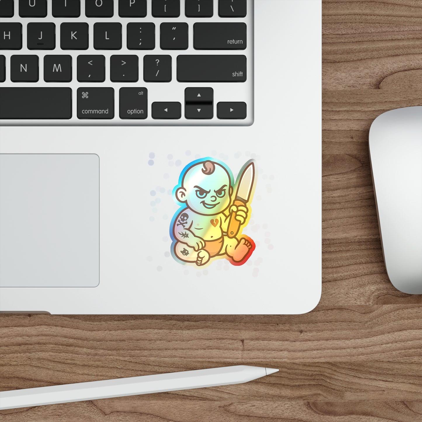 Holographic Sinister Baby Stickers