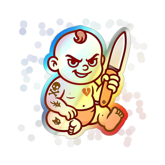 Holographic Sinister Baby Stickers